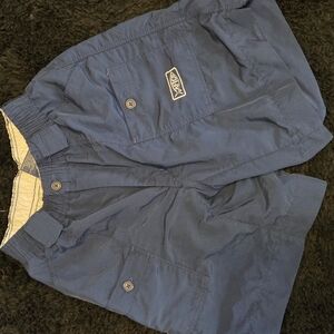 AFTCO Men's Cargo Shorts in Blue Sz 28